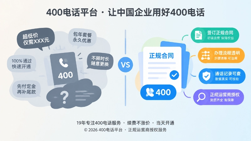 低价诱导与正规证据核验路径的对比扁平插画